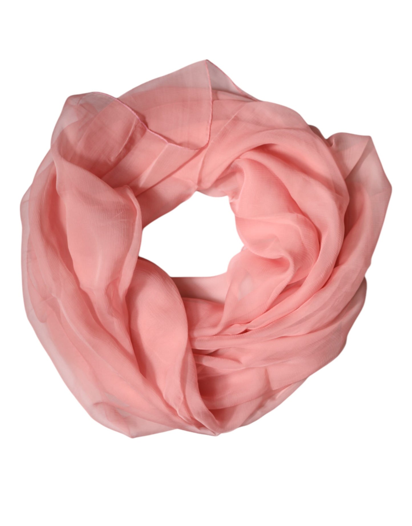 Dolce &amp; Gabbana Sciarpa da donna rettangolare in seta rosa