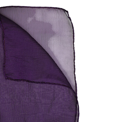 Scialle avvolgente rettangolare in seta viola Dolce &amp; Gabbana