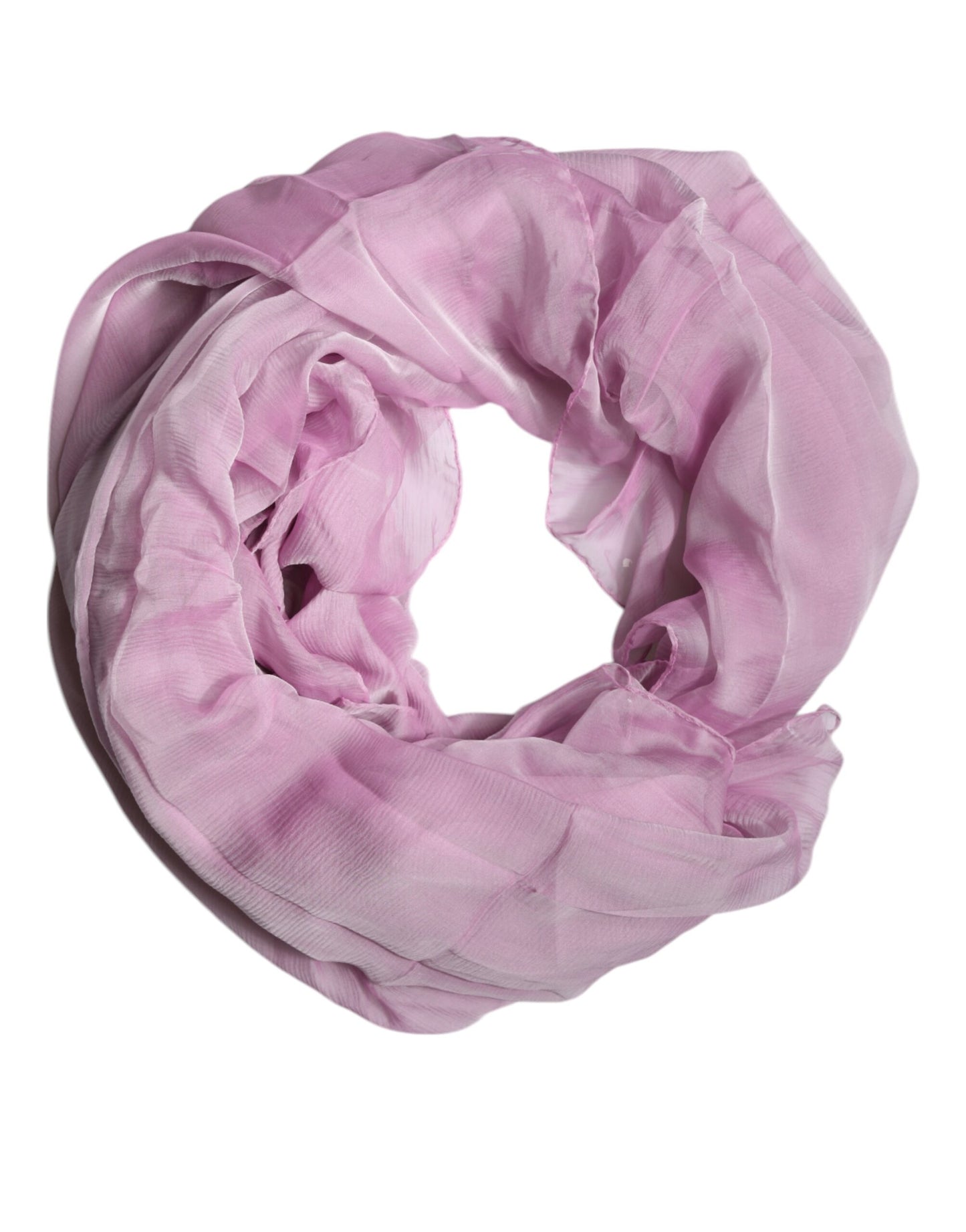 Dolce &amp; Gabbana Sciarpa da donna rettangolare in seta rosa