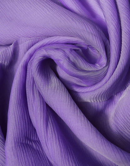 Scialle avvolgente rettangolare in seta viola Dolce &amp; Gabbana