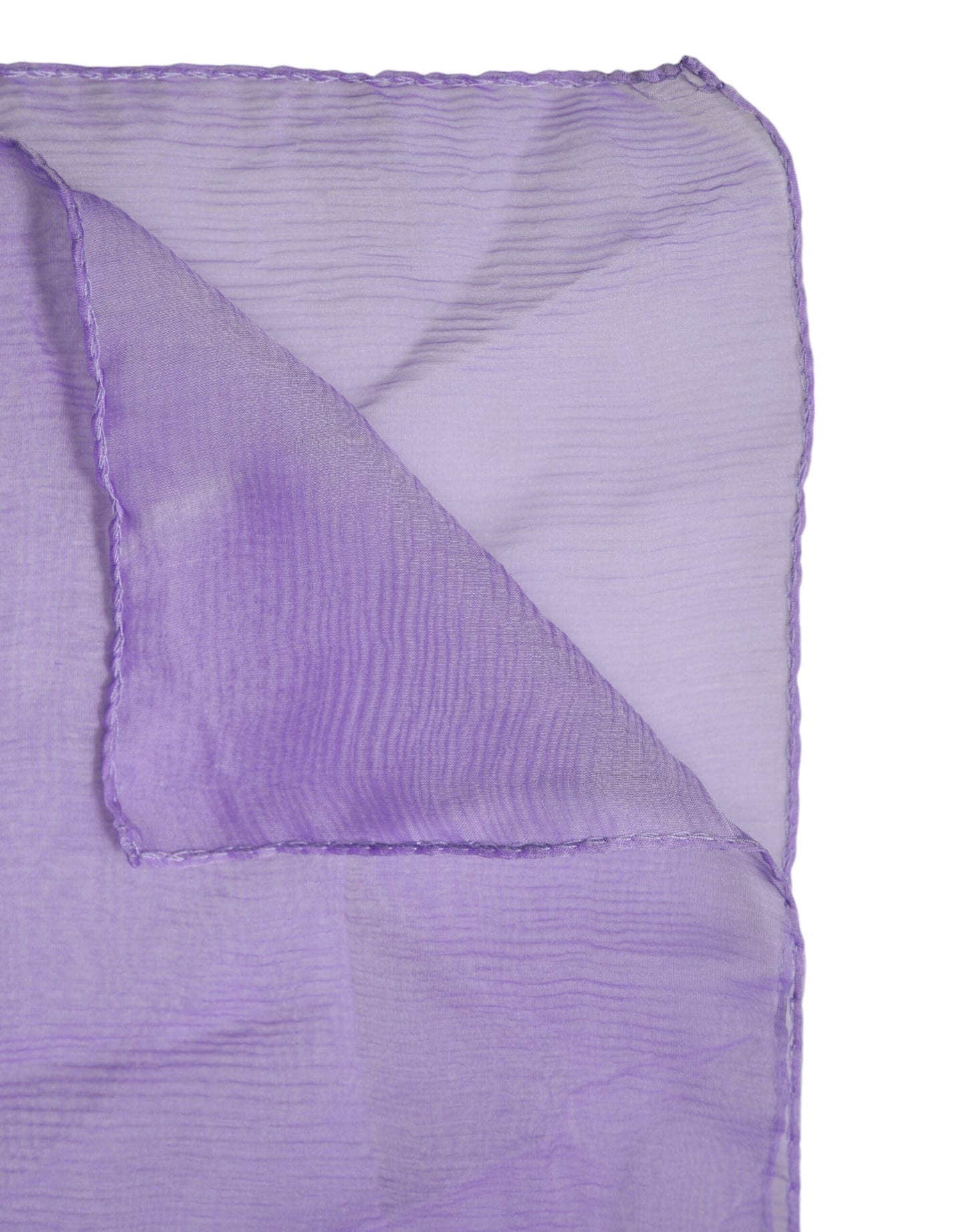 Scialle avvolgente rettangolare in seta viola Dolce &amp; Gabbana