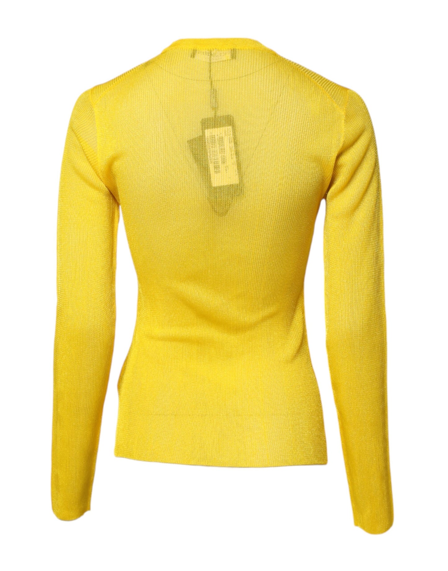 Dolce &amp; Gabbana Maglione da donna in poliestere giallo