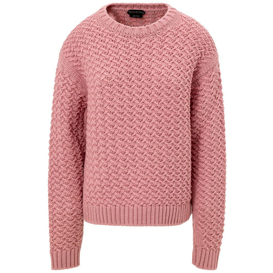Felpa in lana rosa Tom Ford