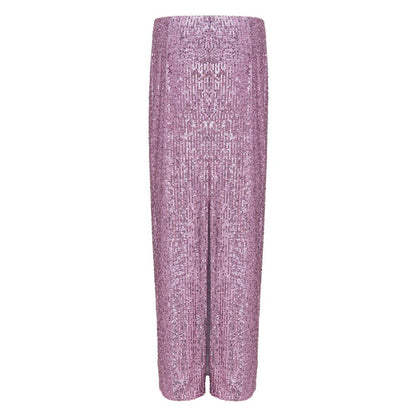 Gonna lunga in poliestere rosa Tom Ford