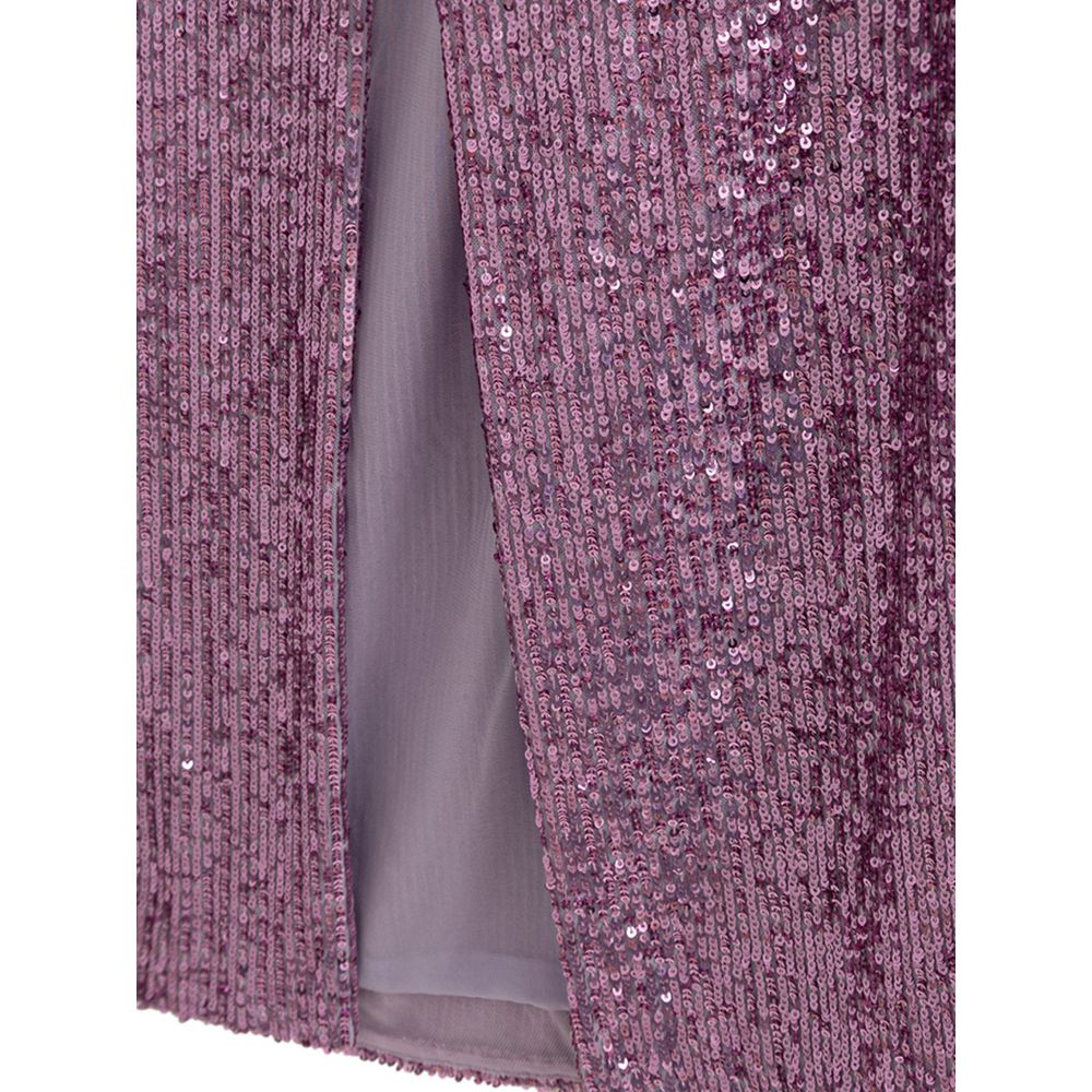 Gonna lunga in poliestere rosa Tom Ford
