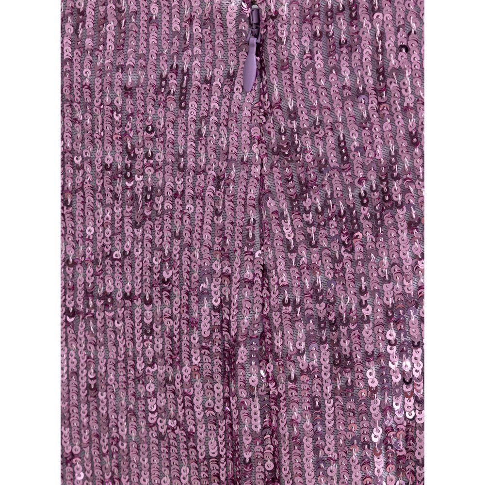 Gonna lunga in poliestere rosa Tom Ford