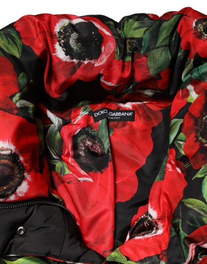 Giacca imbottita con zip integrale multicolore Dolce &amp; Gabbana
