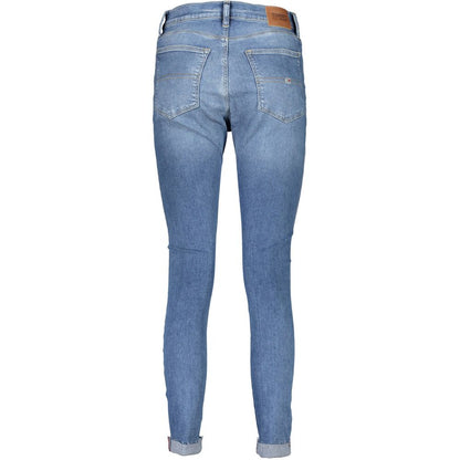 Tommy Hilfiger Azzurro Cotton Women's Skinny Jeans