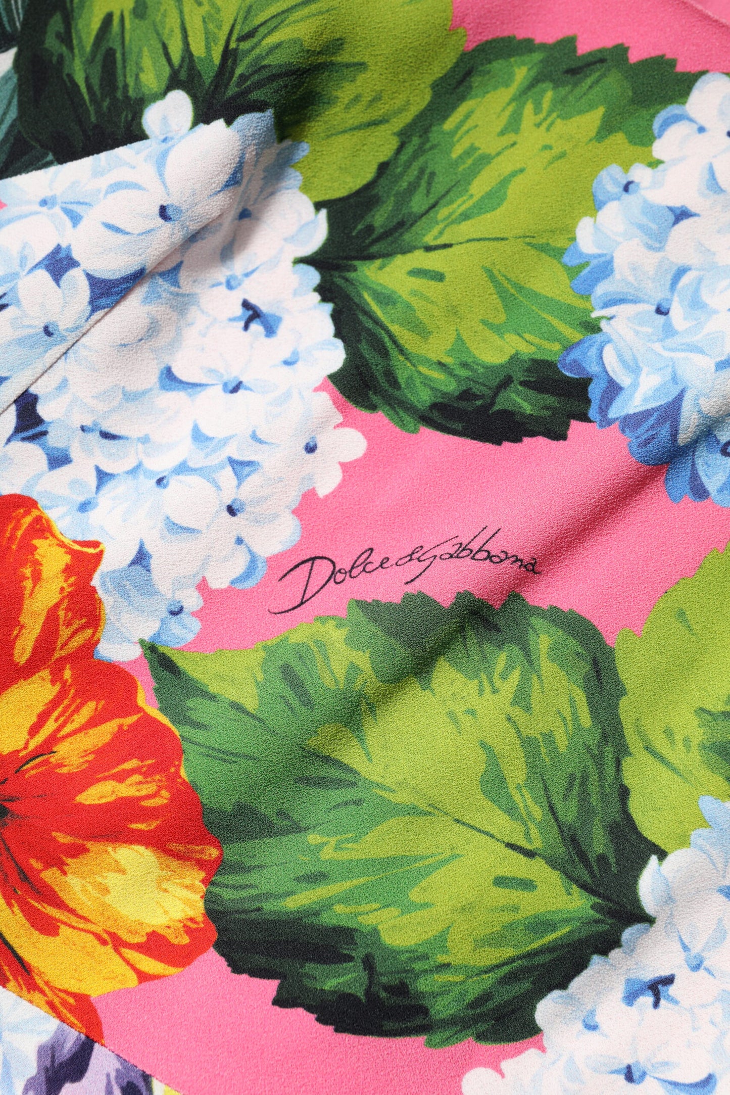 Abito tubino senza maniche con stampa floreale multicolore Dolce &amp; Gabbana