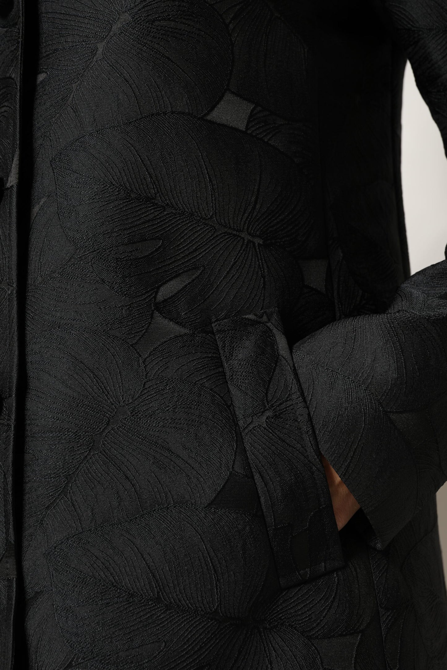Giacca trench monopetto nera Dolce & Gabbana