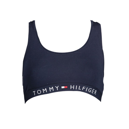 Reggiseno sportivo da donna Tommy Hilfiger Blu Cotone