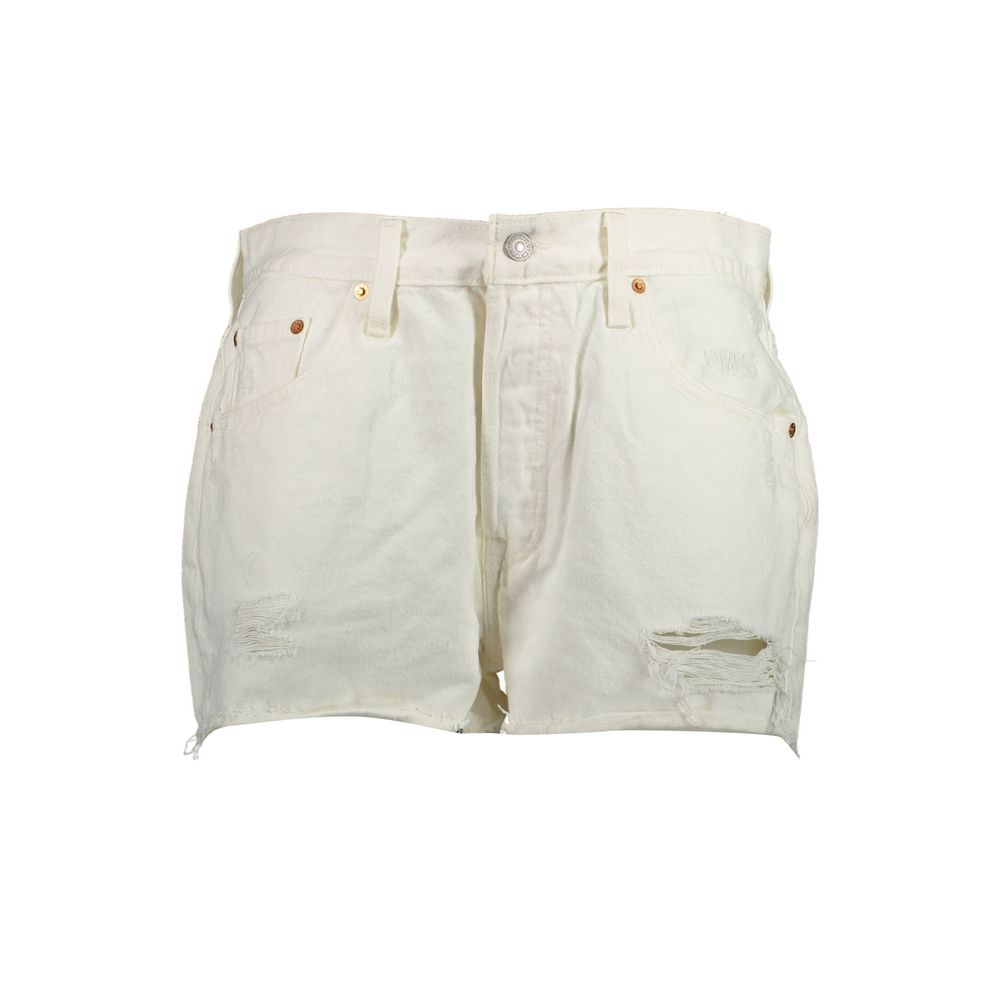 Jeans da donna in cotone bianco Levi's