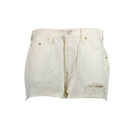 Jeans da donna in cotone bianco Levi's