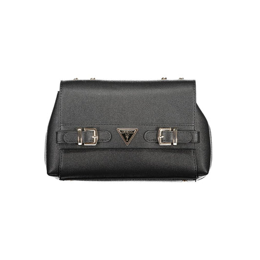Borsa a mano da donna Guess Jeans in poliuretano nero