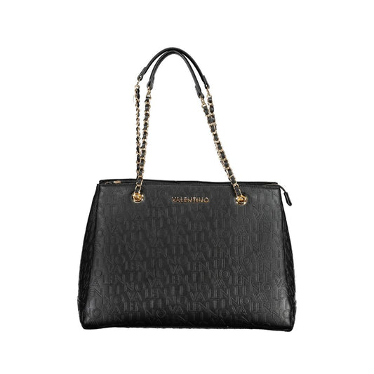Borsa a mano in polietilene nero Mario Valentino