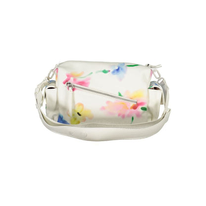 Desigual Bianco Poliuretano Woman Shoulder Bag