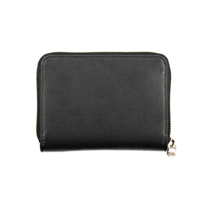 Portafoglio da donna Tommy Hilfiger in poliuretano nero