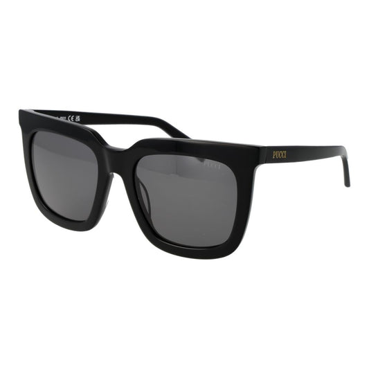 Occhiali da sole in acetato nero Emilio Pucci