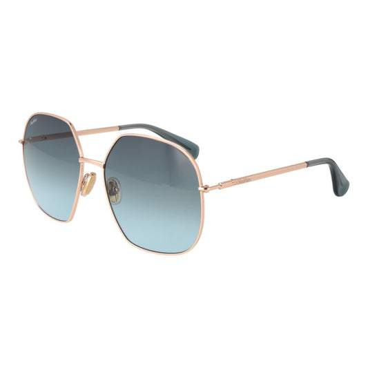 Occhiali da sole Max Mara in metallo oro rosa
