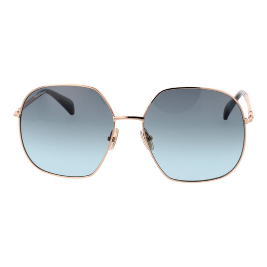 Occhiali da sole Max Mara in metallo oro rosa