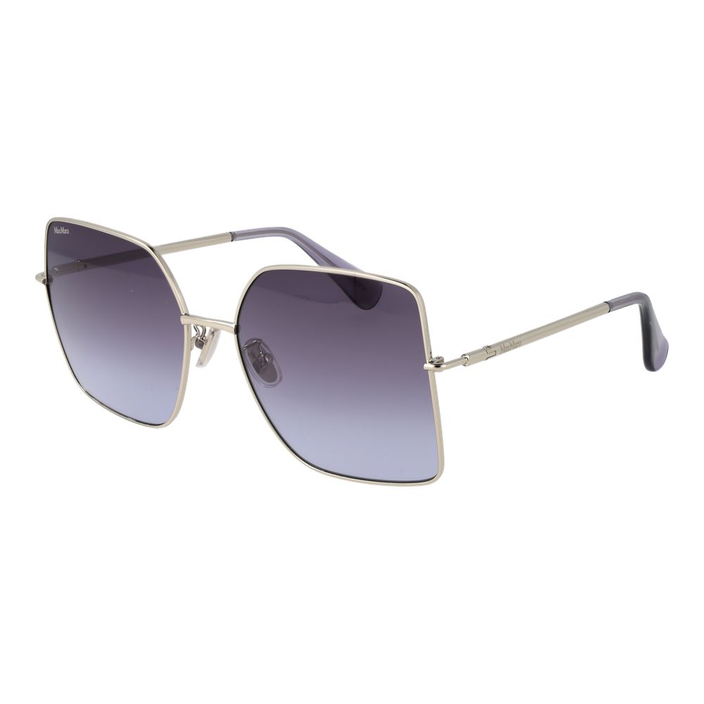 Occhiali da sole Max Mara in metallo argentato