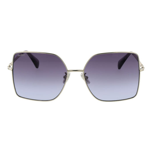Occhiali da sole Max Mara in metallo argentato