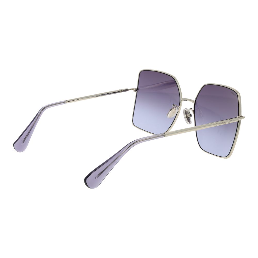 Occhiali da sole Max Mara in metallo argentato