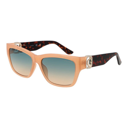 Occhiali da sole Guss Beige in acciaio inossidabile