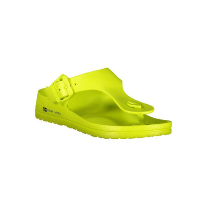 Norway 1963 Giallo Plastica Women Ciabatta