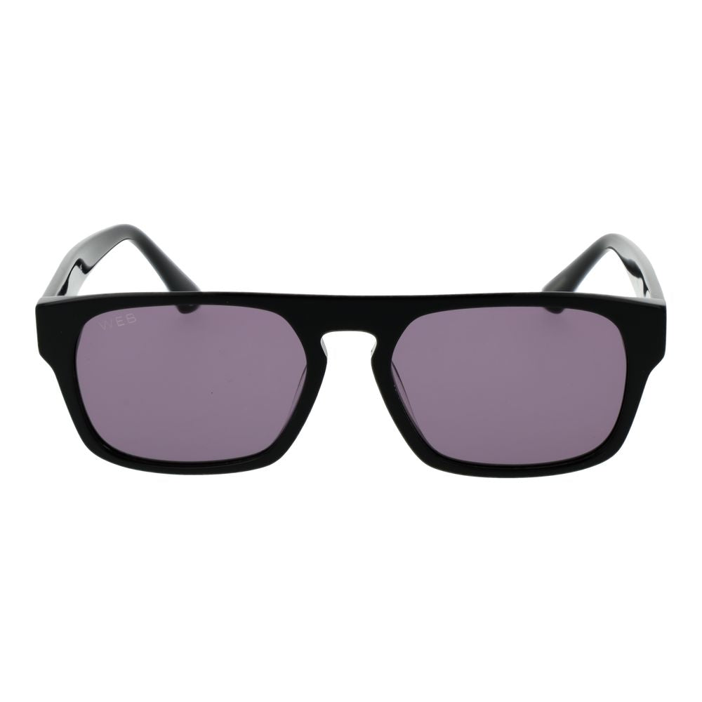 Occhiali da sole Web in acetato nero