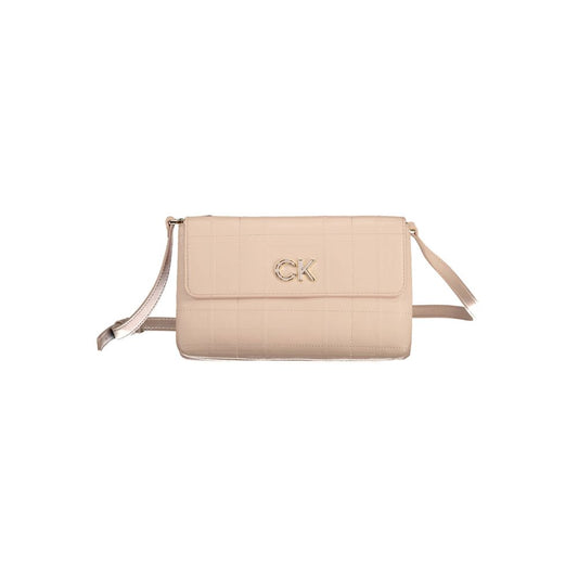 Borsa a mano da donna Calvin Klein Rosa in poliuretano