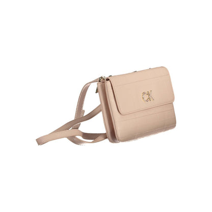 Borsa a mano da donna Calvin Klein Rosa in poliuretano