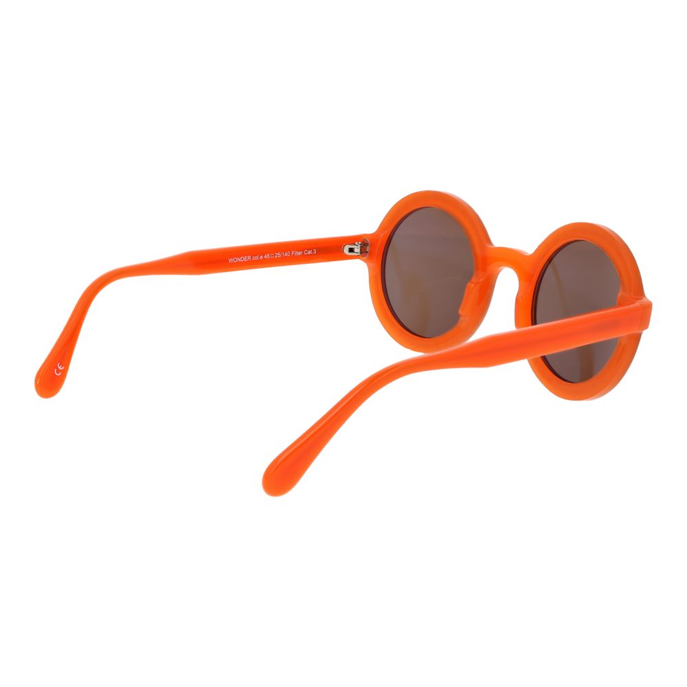 Occhiali da sole Andy Wolf in acetato arancione