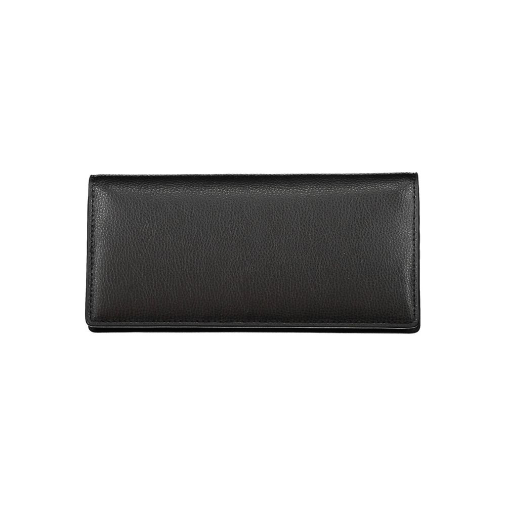 Portafoglio da donna Tommy Hilfiger in poliuretano nero