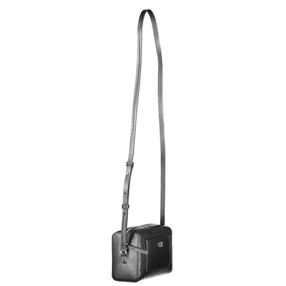Calvin Klein Black Polyester Women Shoulder Bag