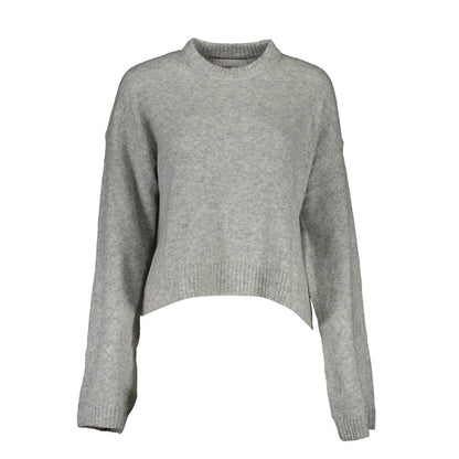 Maglione da donna in acrilico grigio Calvin Klein