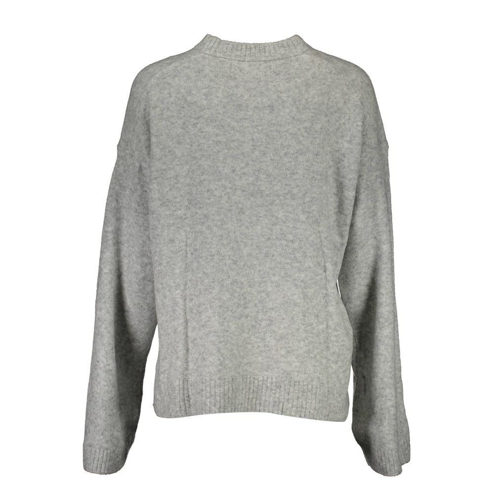 Maglione da donna in acrilico grigio Calvin Klein