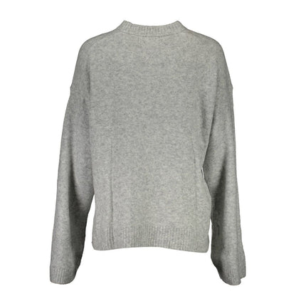 Maglione da donna in acrilico grigio Calvin Klein