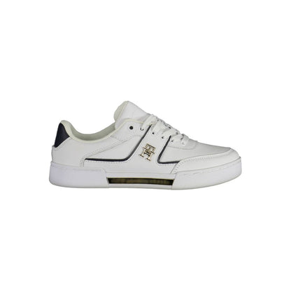 Sneaker da donna in pelle bianca Tommy Hilfiger