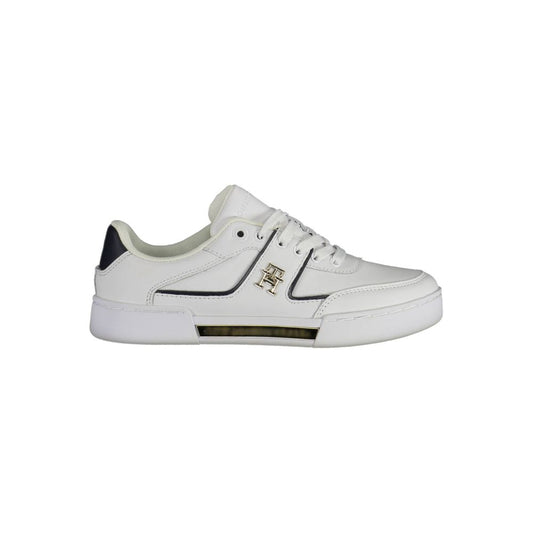 Sneaker da donna in pelle bianca Tommy Hilfiger