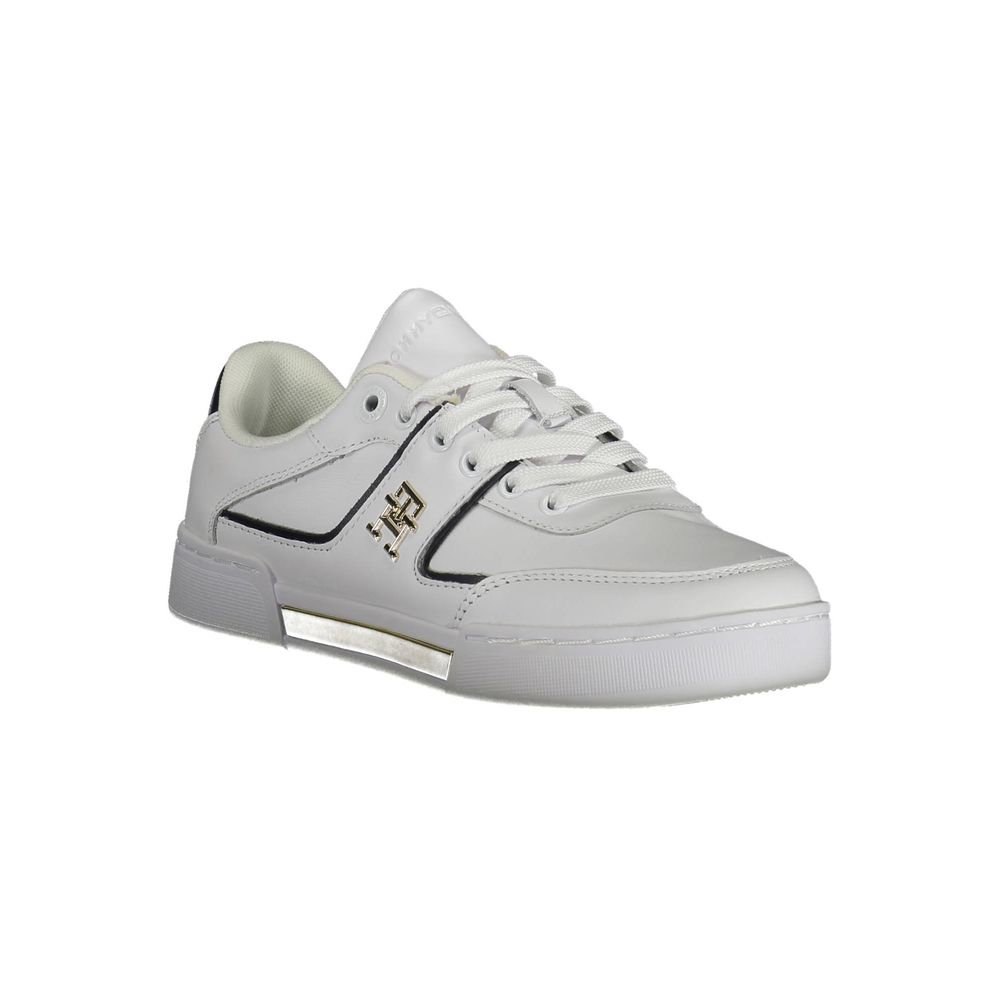 Sneaker da donna in pelle bianca Tommy Hilfiger
