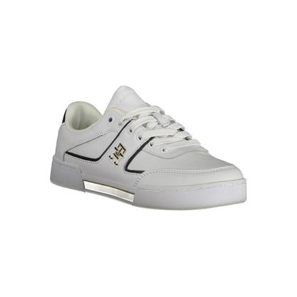 Sneaker da donna in pelle bianca Tommy Hilfiger
