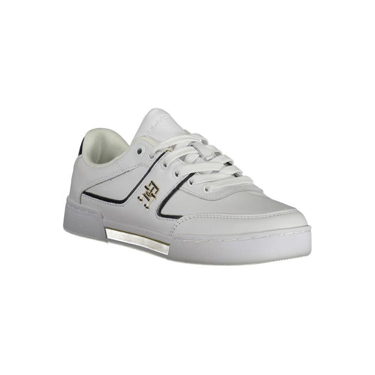 Sneaker da donna in pelle bianca Tommy Hilfiger