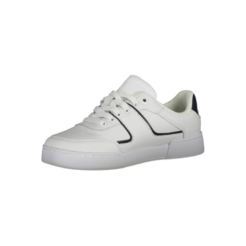 Sneaker da donna in pelle bianca Tommy Hilfiger