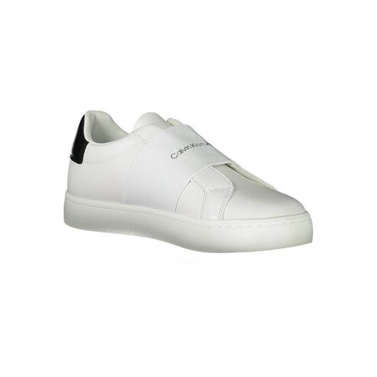 Calvin Klein Bianco Poliestere Donna Sneaker
