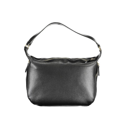 Borsa a mano da donna Mario Valentino in poliuretano nero