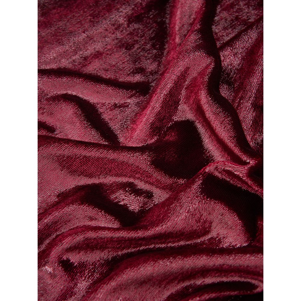 Abito da cocktail in poliestere bordeaux Lardini