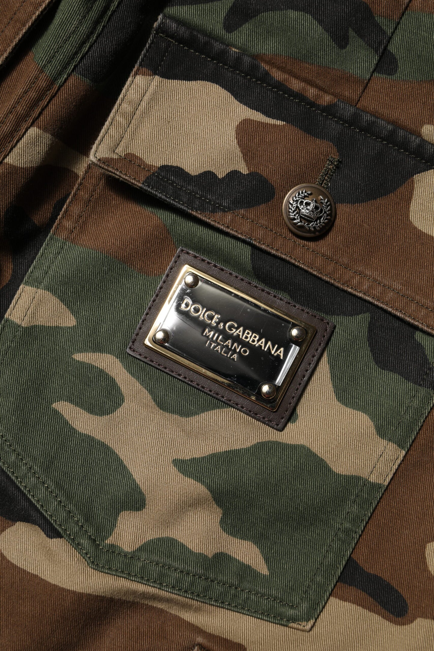 Pantaloni cargo mimetici multicolor Dolce & Gabbana 