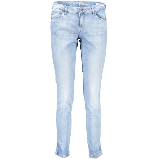 Jeans da donna Guess Jeans Azzurro in cotone biologico