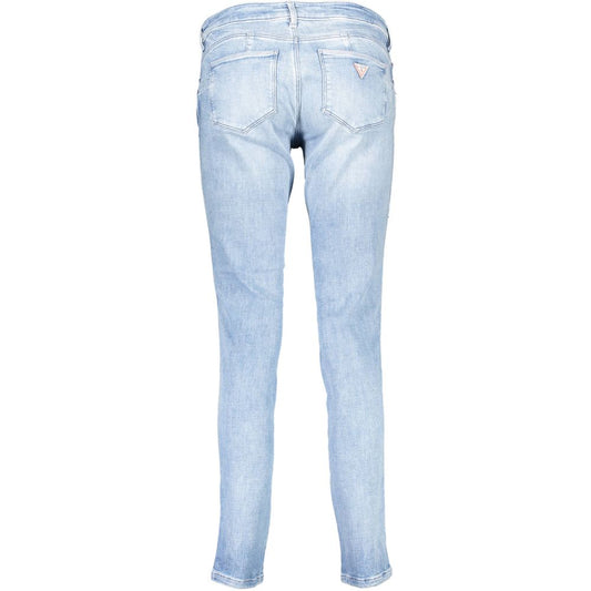Jeans da donna Guess Jeans Azzurro in cotone biologico